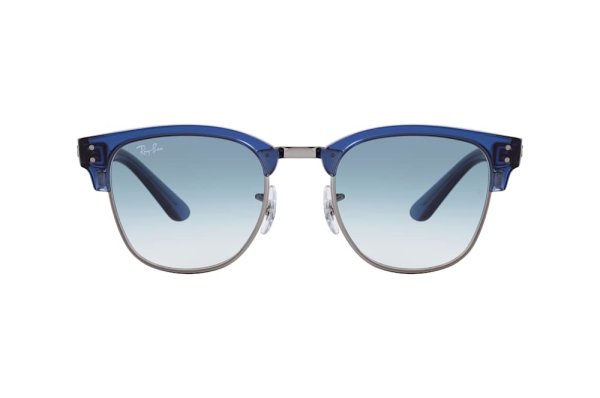   Ray-Ban Clubmaster Reverse RBR0504S-6708-79 Transparent Blue / Silver | Light Blue Gradient