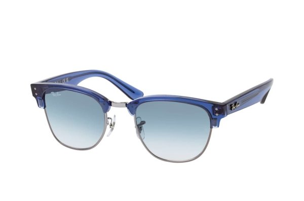   Ray-Ban Clubmaster Reverse RBR0504S-6708-79 Transparent Blue / Silver | Light Blue Gradient