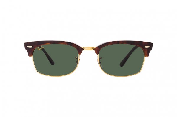   Ray-Ban Clubmaster Square Legend Gold RB3916-1304-31 Brown / Arista | Natural Green