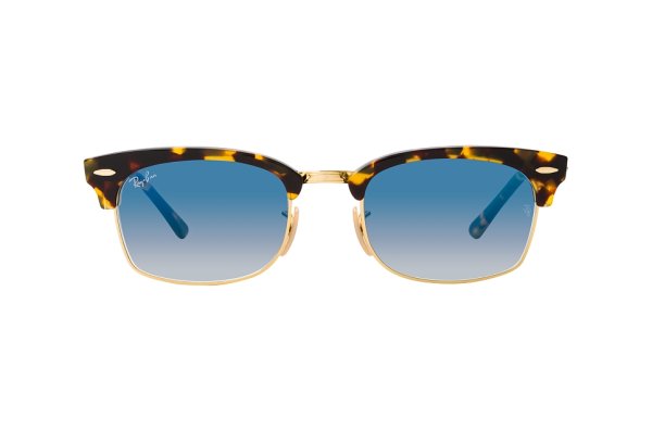   Ray-Ban Clubmaster Square Legend Gold RB3916-1335-3F Havana | Natural Light Blue