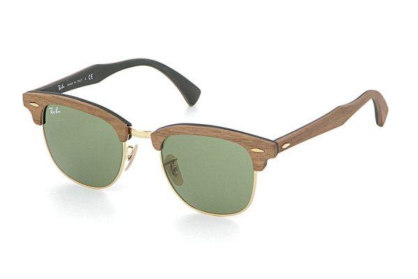 RB3016M 1182/4E Ray-Ban Clubmaster Wood