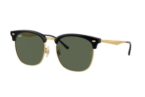   Ray-Ban Clubmaster Youngster RB4418D-601-31 Black / Arista | Natural Green