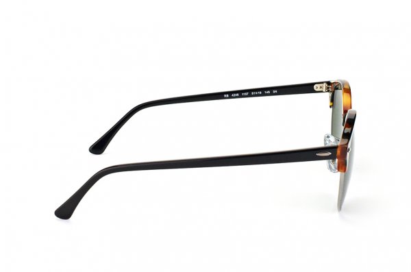   Ray-Ban Clubround Fleck RB4246-1157 Fleck Havana | Natural Green (G-15XLT)