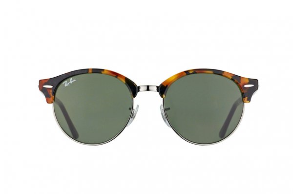   Ray-Ban Clubround Fleck RB4246-1157 Fleck Havana | Natural Green (G-15XLT)