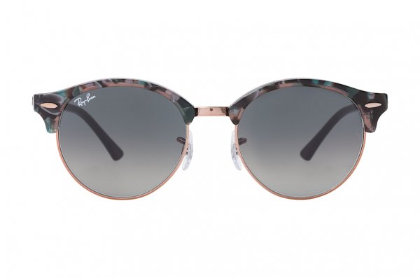   Ray-Ban Clubround Fleck RB4246-1255-71 Black / Green | Green / Grey
