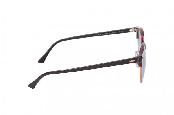   Ray-Ban Clubround Fleck RB4246-1257-3F Black / Brown / Pink | Gradient Light Blue