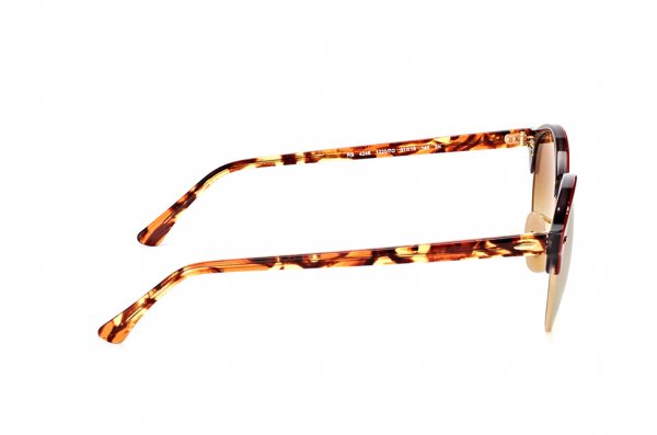   Ray-Ban Clubround RB4246-1220-7O Arista/Brown/Havana | Mirror Faded Brown