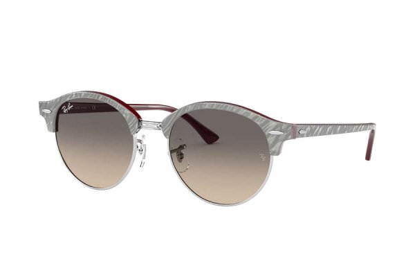   Ray-Ban Clubround RB4246-1307-32 Grey | Gradient Grey