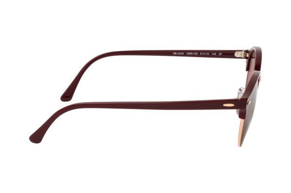   Ray-Ban Clubround RB4246-1365-G9 Vinous / Arista | Pink Mirror Polarized