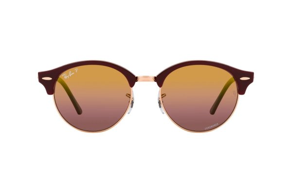   Ray-Ban Clubround RB4246-1365-G9 Vinous / Arista | Pink Mirror Polarized