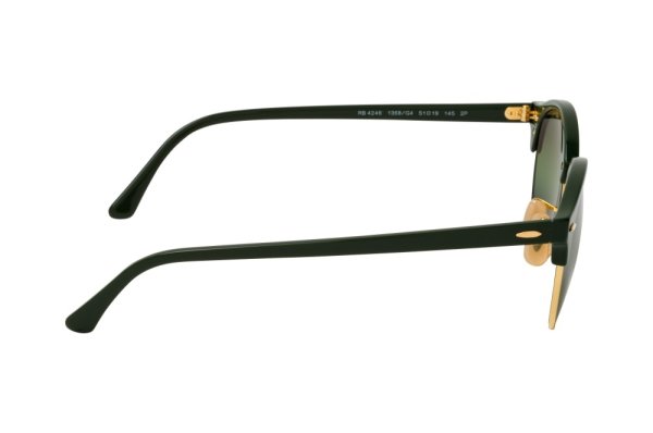   Ray-Ban Clubround RB4246-1368-G4 Dark Green / Arista | Dark Green Polarized