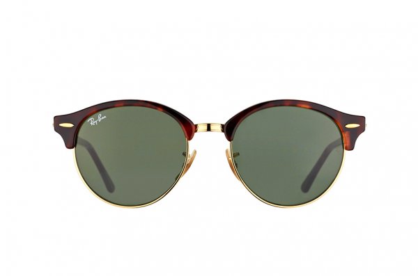  Ray-Ban Clubround RB4246-990 Havana | Natural Green (G-15XLT)