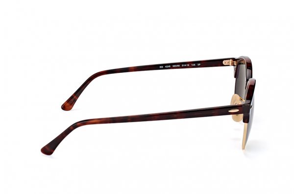   Ray-Ban Clubround RB4246-990-58 Havana/Arista | Polarized Natural Green
