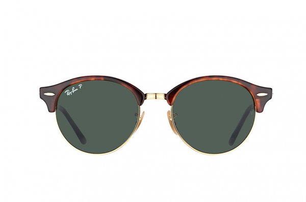   Ray-Ban Clubround RB4246-990-58 Havana/Arista | Polarized Natural Green