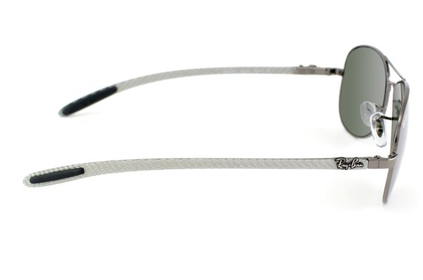   Ray-Ban Cockpit Carbon Fibre RB8301-004-40 Gunmetal | G-31 Mirror