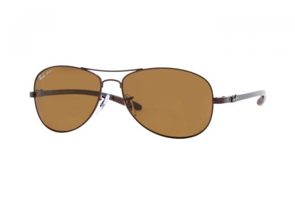   Ray-Ban Cockpit Carbon Fibre RB8301-014-N6 Brown | Neophan Polar Brown P3 Plus