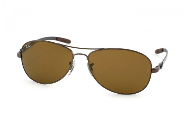   Ray-Ban Cockpit Carbon Fibre RB8301-014 Brown | Natural Brown (B-15XLT)