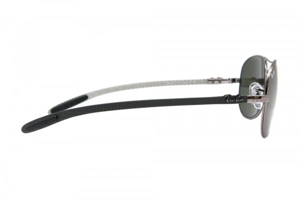   Ray-Ban Cockpit Carbon Fibre RB8301-131 Dark Carbon | Natural Green (G-15XLT)
