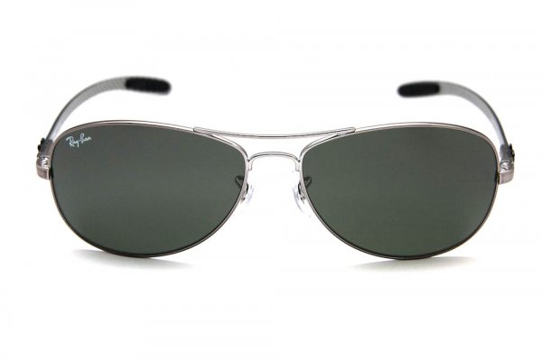   Ray-Ban Cockpit Carbon Fibre RB8301-131 Dark Carbon | Natural Green (G-15XLT)