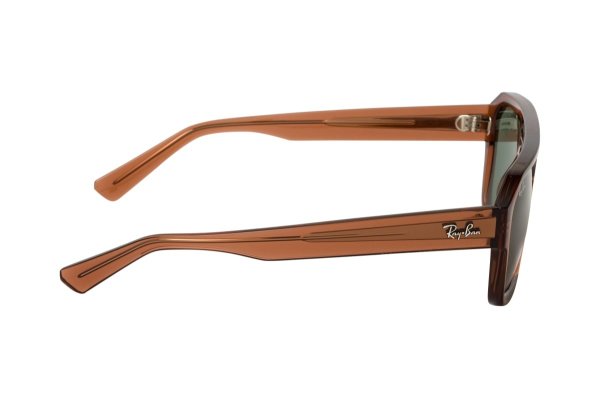  Ray-Ban Corrigan-Bio-Based RB4397-6678-82 Transparent Brown | Dark Green