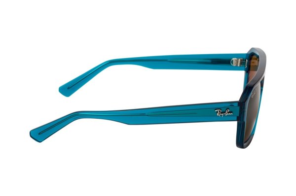   Ray-Ban Corrigan-Bio-Based RB4397-6683-83 Transparent Light Blue | Dark Brown