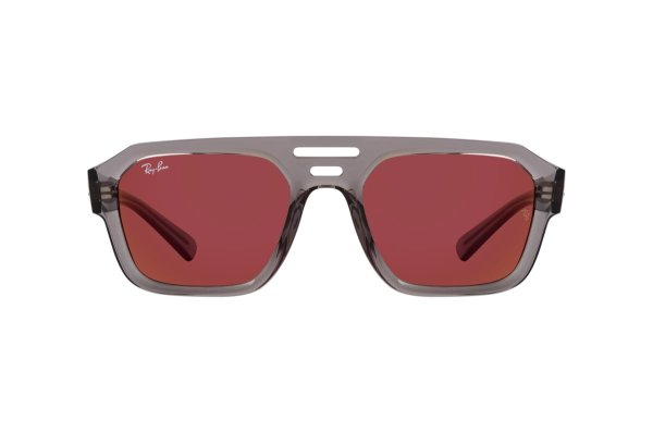   Ray-Ban Corrigan-Bio-Based RB4397-6684-D0 Transparent Grey | Violet Mirror