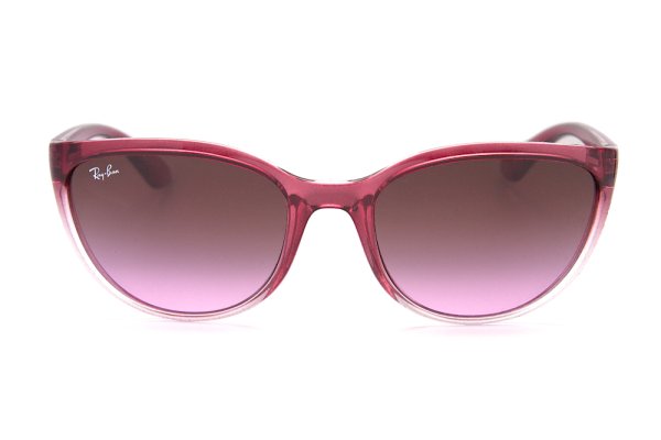   Ray-Ban Emma RB4167-849-14 Red Gradient on Transparent | Brown Gradient