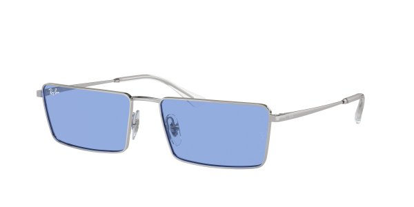   Ray-Ban Emy RB3741-003-80 Silver | Dark Blue