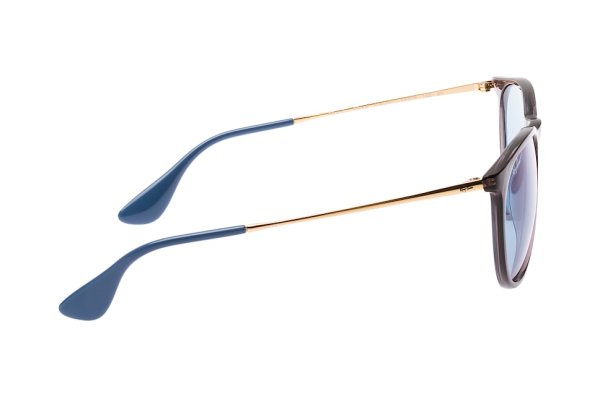   Ray-Ban Erika RB4171-6340-F7 Transparent Grey | Natural Blue