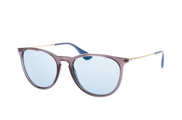   Ray-Ban Erika RB4171-6340-F7 Transparent Grey | Natural Blue