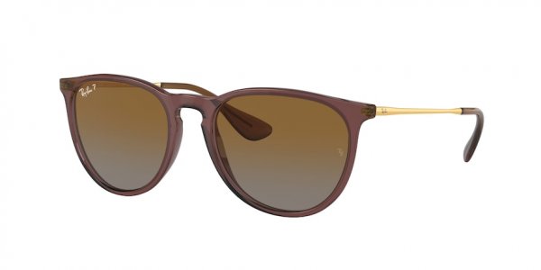  Ray-Ban Erika RB4171-6593-T5 Transparent Brown / Arista | Brown Gradient Polarized