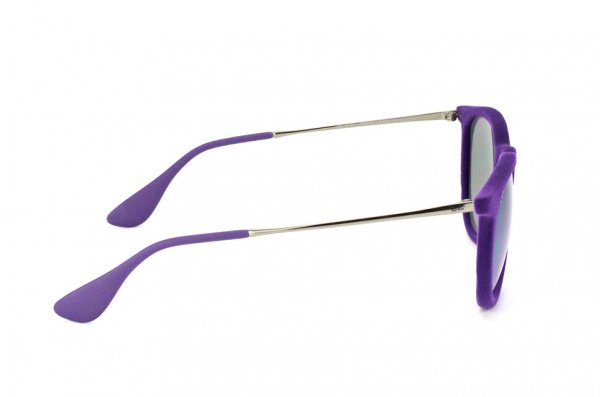   Ray-Ban Erika Velvet RB4171-6080-4V Violet Velvet | Grey Mirror Violet Solid 