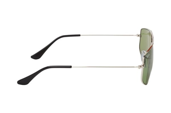   Ray-Ban Explorer V RB3845-003-4E Silver | Dark Green