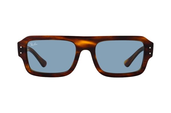   Ray-Ban Flacko RB4454-1398-56 Striped Brown | Natural Blue