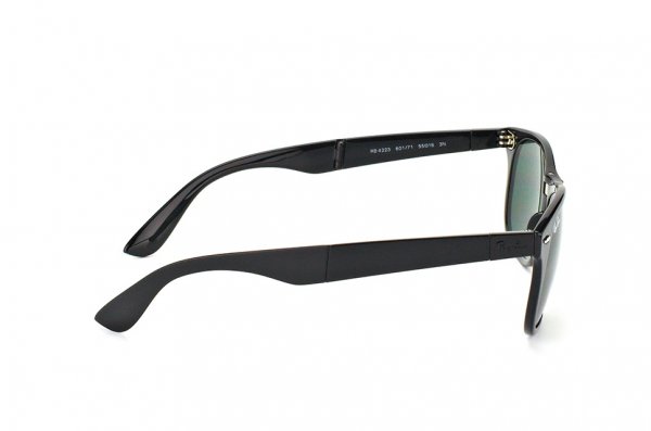   Ray-Ban Folding Liteforce New Wayfarer RB4223-601-71 Black/APX Grey/Green