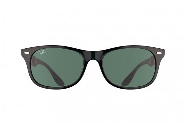   Ray-Ban Folding Liteforce New Wayfarer RB4223-601-71 Black/APX Grey/Green