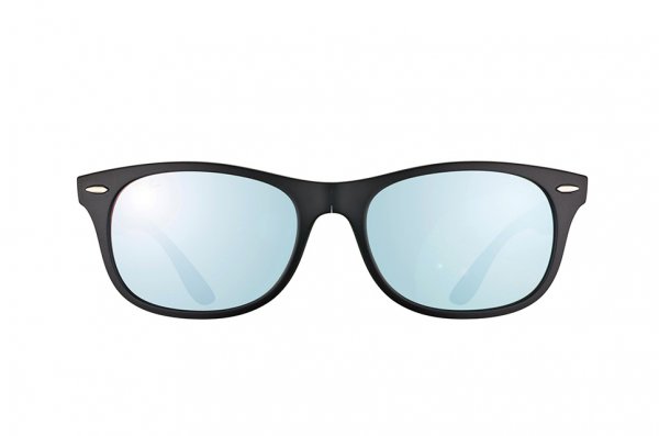   Ray-Ban Folding Liteforce New Wayfarer RB4223-601S-30 Matt Black | Silver Mirror