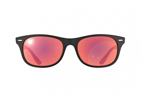   Ray-Ban Folding Liteforce New Wayfarer RB4223-601S-6Q Matt Black | Orange Mirror