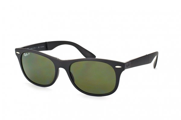   Ray-Ban Folding Liteforce New Wayfarer RB4223-601S-9A Matt Black/APX Grey/Green Polarized