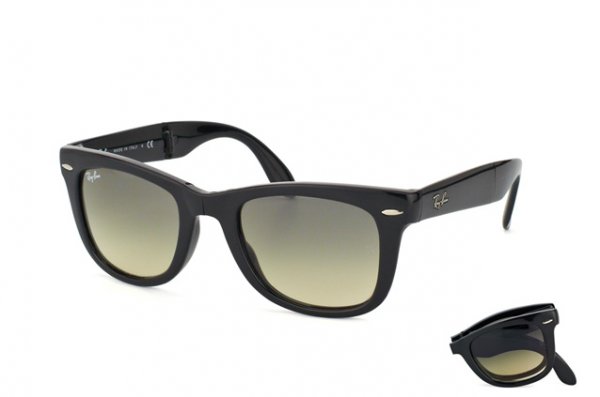   Ray-Ban Folding Wayfarer RB4105-601-32 Black | Gradient Grey