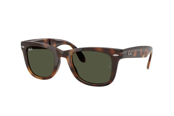   Ray-Ban Folding Wayfarer RB4105-710-31 Havana | Natural Green