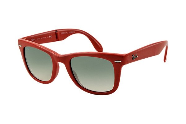   Ray-Ban Folding Wayfarer RB4105-764-32 Red | Gradient Grey