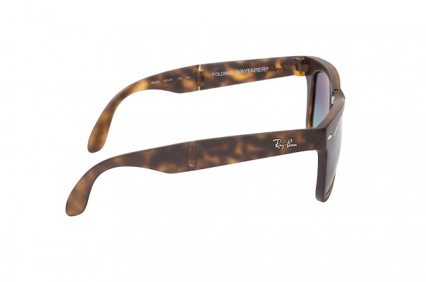   Ray-Ban Folding Wayfarer RB4105-894-3M Dark Havana | Blue Gradient