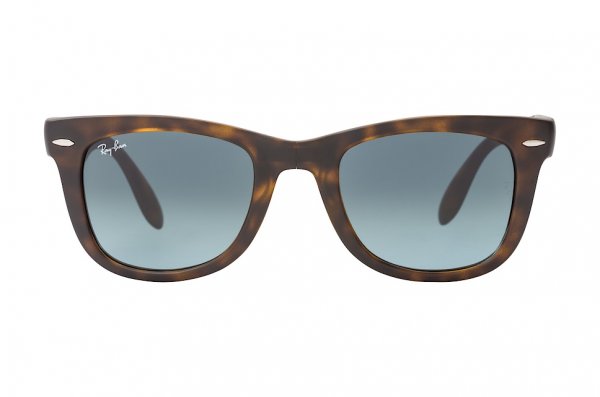   Ray-Ban Folding Wayfarer RB4105-894-3M Dark Havana | Blue Gradient