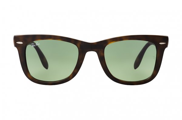   Ray-Ban Folding Wayfarer RB4105-894-4M Dark Havana | Green Gradient
