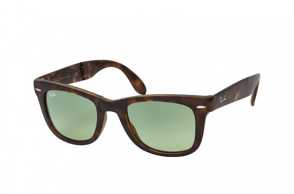   Ray-Ban Folding Wayfarer RB4105-894-4M Dark Havana | Green Gradient