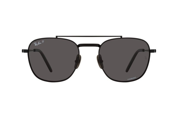   Ray-Ban Frank II Titanium RB8258-3141-K8 Gunmetal | Dark Grey Polarized