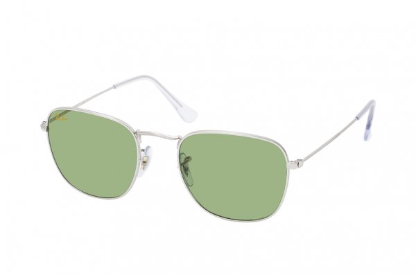   Ray-Ban Frank RB3857-9198-4E Silver | Light Green