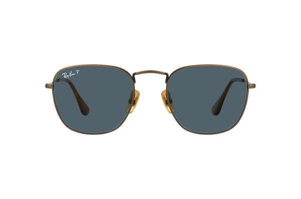   Ray-Ban Frank Titanium RB8157-9207-T0 Gunmetal | Blue Mirror Polarized