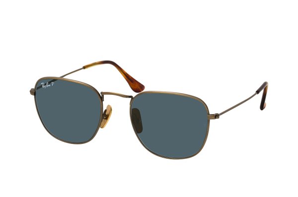   Ray-Ban Frank Titanium RB8157-9207-T0 Gunmetal | Blue Mirror Polarized